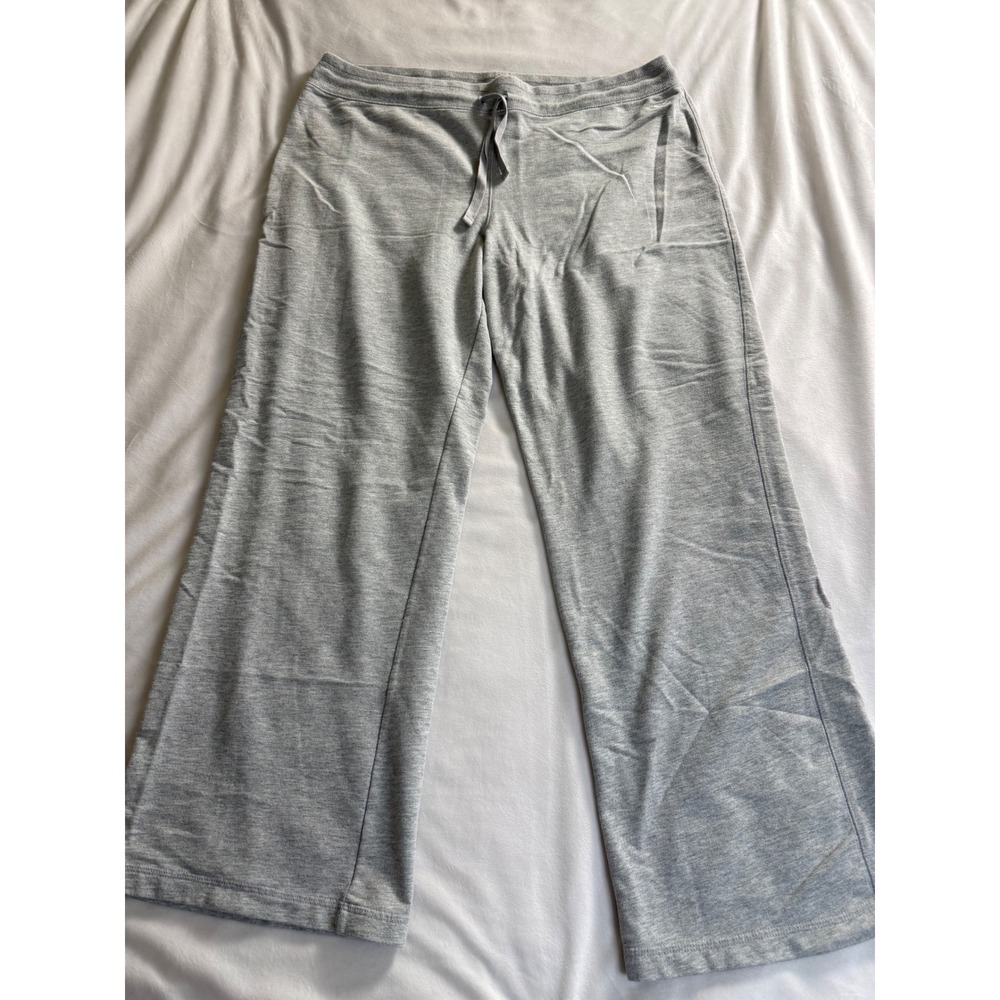 C9 by Champion Womens XXL Gray Heathered Wide Leg Drawstring Sweatpants Lounge
